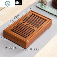 花梨木储水家用茶盘茶台鸡翅实木简约小型式茶托盛水小号茶海托盘 封后 花梨木直角小盛水茶具
