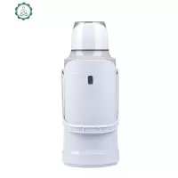 热水瓶保温水壶塑料外壳家用暖壶玻璃内胆暖瓶大容量茶瓶学生宿舍 封后 蓝灰色(内胆+外壳)