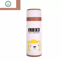 玻璃杯单层便携简约清新森系可爱女家用泡花茶杯子ins风情侣水杯 封后 棕色[狮子]棕色[狮子]