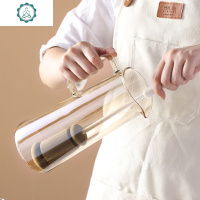 轻奢凉水壶玻璃果汁壶冷水壶北欧家用凉白开水杯套装大容量 封后 买1壶2杯以上配置送吧勺杯刷