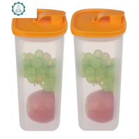 2纤巧壶健康水杯带滤格果醋酵素壶调料壶大容量冷水壶 封后 橙色2件套凉水壶