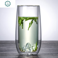 高硼硅玻璃观山杯竹叶青、绿茶冲泡杯山峦杯耐热单层杯观山泡茶杯 封后 双层观山杯玻璃杯
