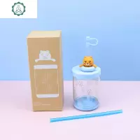 水杯高颜值大人吸管杯便携创意可爱少女学生ins塑料杯子 封后
