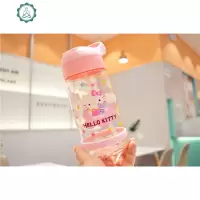超萌kitty猫大人ins女学生可爱塑料杯少女网红水杯 封后