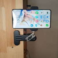 火豹钢夹懒人支架床头魔术手机夹便携手机直播支架 吉他书架电脑户外 圆通韵达!钢夹机械臂手机夹手机支架手机座