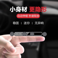 火豹车载手机架汽车用导航车上支架出风口车用品重力通用创意支架 [两用款(出风口款+款)-墨尔本红]+免费手机座