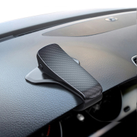 火豹车载手机车支架汽车仪表台卡扣式夹子车用支驾车上导航支撑架通用 [A款]旋转支架★送出风口插座★粘贴底座手机支架手机座