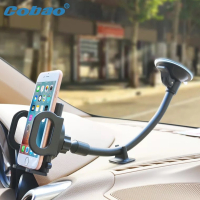 火豹车载手机支架车上手机支撑架汽车内加长式多功能导航架轿车用 30厘米自动锁蓝手机支架手机座