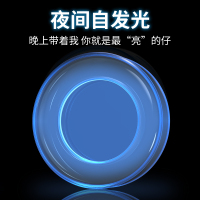 火豹夜光贴黑科技那米帖桌面汽车车载手机支架多功能强力无痕通用式双面胶防水胶贴 夜光透蓝[四个装]手机支架手机座