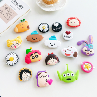 火豹网红同款气囊支架卡通可爱手机懒人支架桌面粘贴式通用款立体硅胶 史黛拉兔气囊支架立体硅胶手机支架手机座