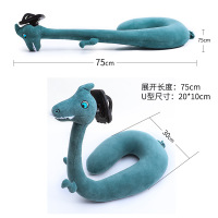 火豹手机懒人支架挂脖子手机架u型枕papi酱懒人支架同款长颈鹿护颈床头颈枕恐龙支撑直播桌面支架看电视追剧 三代夏手机座