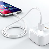 火豹iPhone6数据线6s适用苹果7plus充电器11手机X快充加长单头iPa 1米[1条装用不坏+90°弯头][游戏