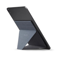 火豹MOFT X苹果iPad Pro平板电脑支架桌面直播架子懒人笔记本升降托架吃鸡游戏华为平板 笔记本版丨牛仔灰手机座