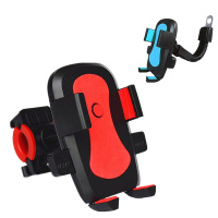 火豹360度旋转电动车摩托车后视镜手机导航支架山地自行车手机导航架 车把款[颜色随机]手机支架手机座
