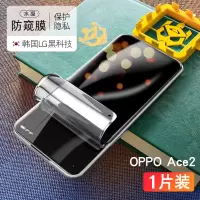 火豹oppoace钢化水凝膜renoace2防窥o Ace2[蓝光]进口水凝膜★保护眼睛[3片]送15件套 oppo其他