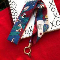 火豹手机挂绳女款挂脖可拆卸丝带不勒脖绳子手机壳挂绳丝巾个性相机宽 菊花扣丝巾挂绳七彩气泡手机挂饰