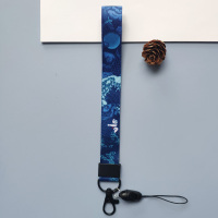 火豹原创手机挂绳 手机壳中国风复古挂脖长短款绳子挂件饰链钥匙防丢 仙鹤\长款合理调整短1cm手机挂饰