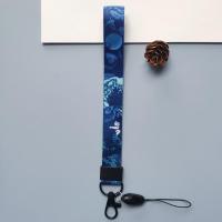 火豹原创手机挂绳 手机壳中国风复古挂脖长短款绳子挂件饰链钥匙防丢 鱼跃水中\短款合理调整短1cm手机挂饰