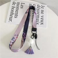 火豹适用于手机壳挂绳长款古风故宫苹果挂件中国风华为长挂饰挂脖绳流苏吊坠防丢绳文创潮带斜挎手机链 1号--民族风挂绳+流苏