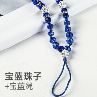 火豹手机挂绳女挂脖手机链水晶链珠子手机链条网红女款挂件项链吊坠带绳子挂饰挂手短款手腕带壳苹果吊绳钥匙潮款 短款挂绳[粉色