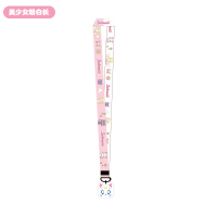 火豹手机挂绳布艺宽版挂脖绳子长短款手机链挂件挂饰链钥匙美少女战士 美少女(短绳)带挂饰