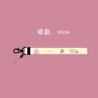 火豹油画小熊小雏菊自制韩国通用手机挂绳布艺挂脖绳情侣款ins 小雏菊单条短款手机挂饰