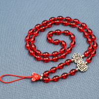 火豹手机挂绳挂脖链水晶珠子女款创意可爱鼠挂件长链手工编织防丢吊绳 长款-宝石蓝-送手链手机挂饰