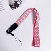 火豹适用于oppo vivo手机挂绳挂脖绳手机壳吊绳子苹果男女款个性宽带时尚可爱卡通挂件网红长短可拆卸指环 白绳手机挂饰