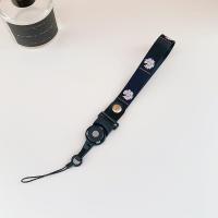 火豹ins潮流个性小雏菊手机挂绳创意可拆卸挂脖绳加宽手机链挂手腕带 小英文雏菊-短款
