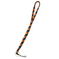 火豹泫雅风彩色弹力手机挂绳挂脖绳子吊绳女个性手机链挂饰短腕带日韩 金头彩色弹力迷宫-长