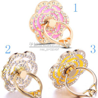 火豹金属指环支架手机通用环扣手指扣环女卡扣强力手环戒。 猫咪头-2个装颜色随机或联系备注手机座