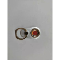 火豹车载手机多功能指环扣支架通用磁吸手指扣环 磁铁粘贴车载支架 土豪金单个手机座