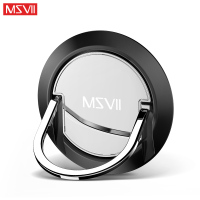 火豹手机指环扣支架苹果环扣手指环磁吸扣环壳男女款食指潮创意个性 [石墨黑]2个装◆稳固不松动●360°旋转●15倍手机座