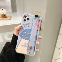 火豹创意飞碟腕带苹果11手机壳硅胶11m全包iphoe/r防摔11软壳sm可爱/8女