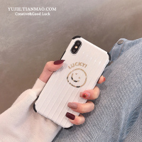 火豹烫金笑脸iphoe11手机壳苹果/r防摔s/m行李箱8软壳潮牌女6s网红i