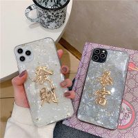 火豹纹发财暴富文字8苹果手机壳S M/R/iPhoe/p女款iphoe11硅胶软壳个性