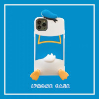 火豹可爱卡通唐老鸭黛西屁股背影iPhoe11手机壳苹果11M保护套/SM创意硅胶R全包软壳8防