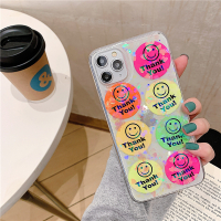 火豹笑脸滴胶闪粉亮片适用8苹果手机壳S M/R/iPhoe/p女款iphoe11透明