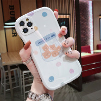 火豹创意小蛮腰苹果11手机壳11 m镜头全包潮牌iPhoe11网红牛奶瓶小熊11m硅胶防摔保护套十一女款个性