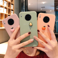 火豹抹茶绿牛油果华为mte30手机壳小清新夏日橘子mte30软壳女全包边防摔保护套30创意mte3