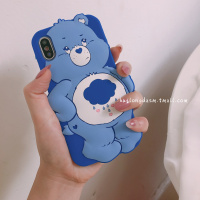 火豹立体浮凹凸oppo59s手机壳/3蓝色熊3/9/9/83/r1加厚k1/r9/k3/9/r9s防摔1