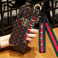 火豹oppo k5手机壳 手机套外壳欧美保护套腕带款挂绳 硅胶全包软壳 网红男女款 个性 潮流