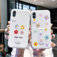 火豹个性泫雅小花vivo手机壳2行李箱条纹23幻彩版20/9s创意支架y85/y9女z3硅胶软z1防