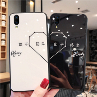 火豹情侣新款vivo2手机壳2玻璃镜面iQOO硅胶软套iQOOEO秀恩爱S1个性潮S1简约U1男女Z
