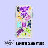 火豹原创防弹少年团手机壳bts透明iphoeoppo魅族vivo三星华为