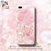 火豹韩式鲜花文艺清新唯美图iphoe6s 三星S oppo 华为p10手机壳