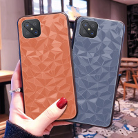 火豹oppo92s手机壳菱形壳钻石纹OPPOReo4简约reo3元气版91全包套fid2纯色11