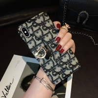 火豹苹果11日韩SM苹果手机SE2壳8抖音m女款iphoeS插卡钱包式刺绣8潮牌p金属 XR(6.1寸)手机支架手机座