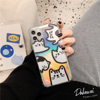 火豹超萌小猫咪mte30华为P40手机壳ov6/5/女荣耀20四角防摔V30全包软壳P30镭射可爱卡通mte2