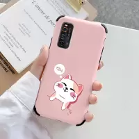 火豹睡觉猫咪vivoiqooeo3手机壳女iqooeo四角防摔iQOOeo3情侣855版卡通vivo可爱创意硅胶网红